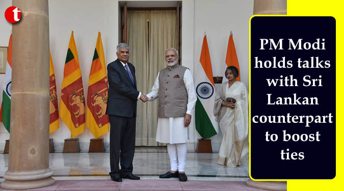 PM Modi holds talks with Sri Lankan counterpart to boost ties