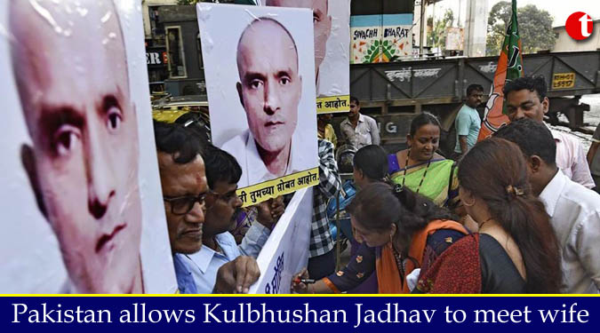 Pakistan allows Kulbhushan Jadhav to meet wife