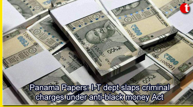 Panama Papers: I-T dept slaps criminal charges under anti-black money Act