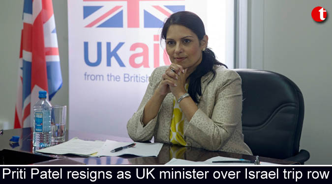 Priti Patel resigns as UK minister over Israel trip row