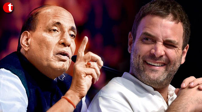 Rahul unable to see the reality, says Rajnath Singh