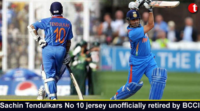 Sachin Tendulkars No 10 jersey unofficially retired by BCCI