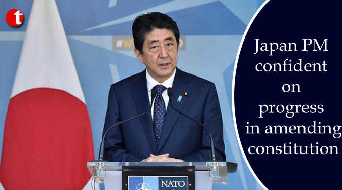 Japan PM confident on progress in amending constitution