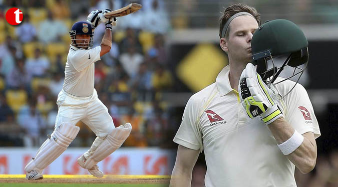 Smith smashes 21st Test ton, snaps Tendulkar's record