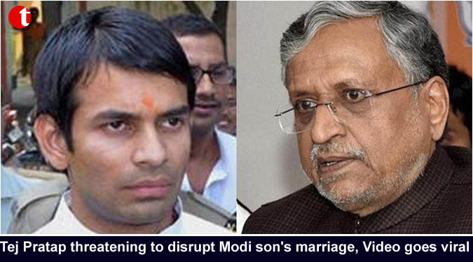 Tej Pratap threatening to disrupt Modi son's marriage, Video goes viral