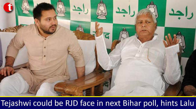 Tejashwi Yadav could be RJD face in next Bihar poll, hints Lalu