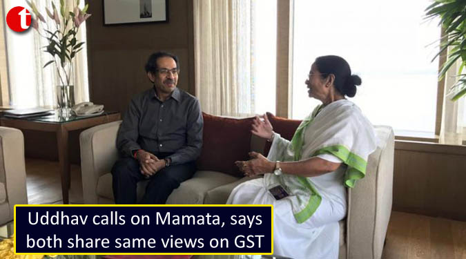 Uddhav calls on Mamata, says both share same views on GST