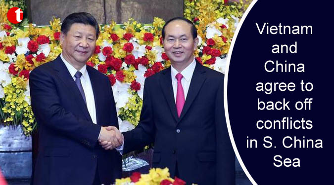 Vietnam and China agree to back off conflicts in S. China Sea