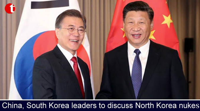 China, South Korea leaders to discuss North Korea nukes