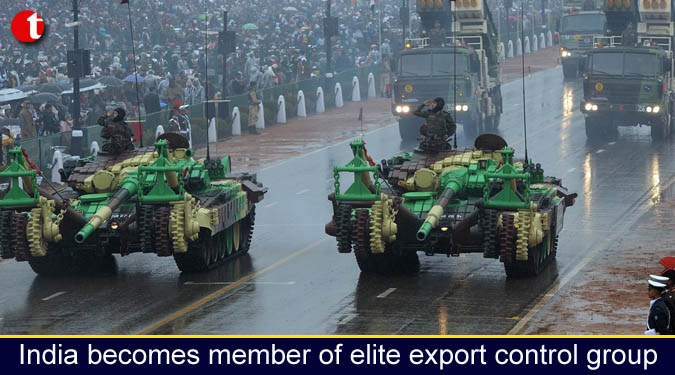 India becomes member of elite export control group