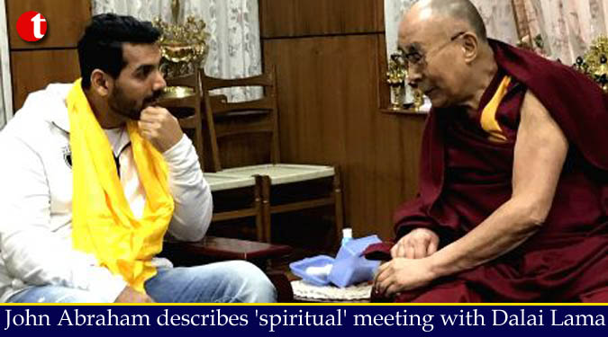 John Abraham describes 'spiritual' meeting with Dalai Lama