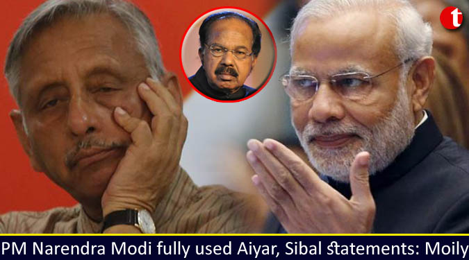 PM Narendra Modi fully used Aiyar, Sibal statements: Moily