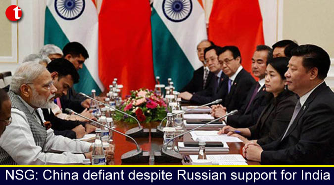 NSG: China defiant despite Russian support for India