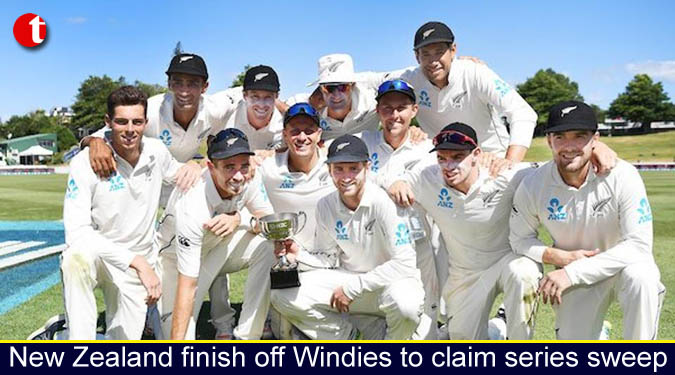 New Zealand finish off Windies to claim series sweep