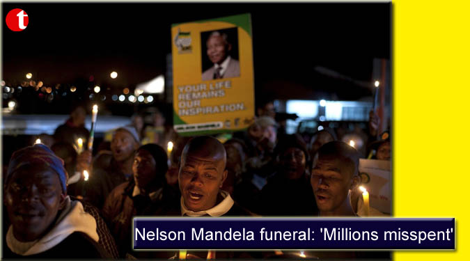 Nelson Mandela funeral: 'Millions misspent'