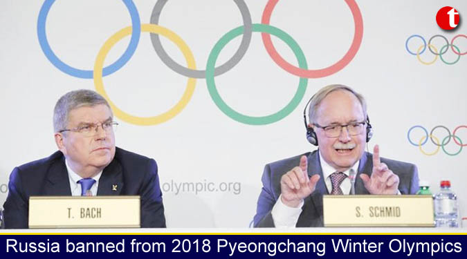 Russia banned from 2018 Pyeongchang Winter Olympics