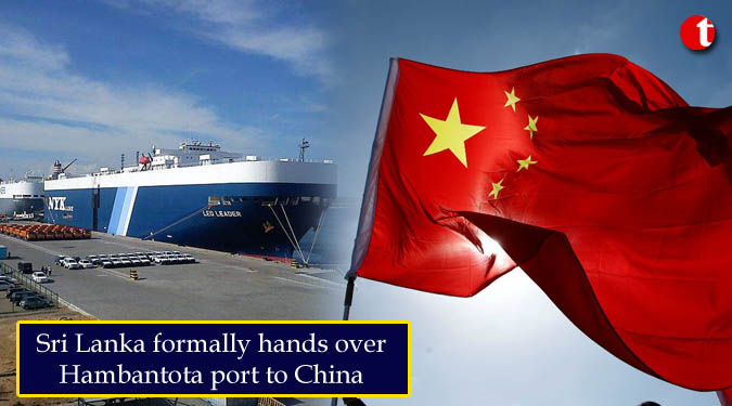 Sri Lanka formally hands over Hambantota port to China