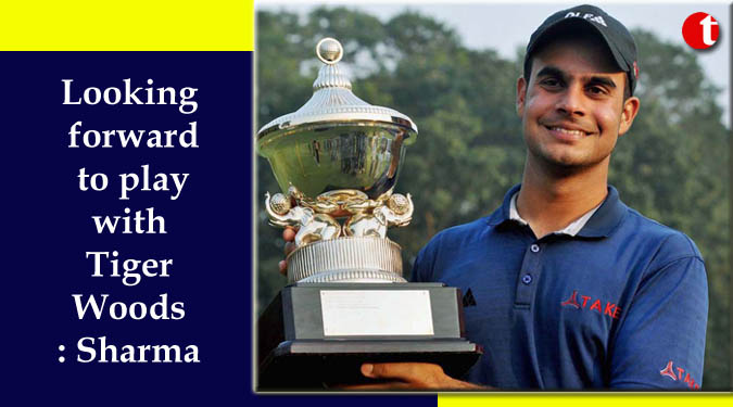 Looking forward to play with Tiger Woods: Sharma