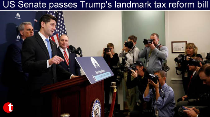 US Senate passes Trump's landmark tax reform bill