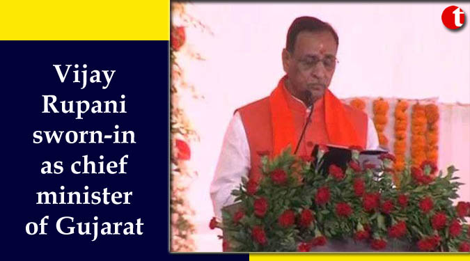 Vijay Rupani sworn-in as chief minister of Gujarat