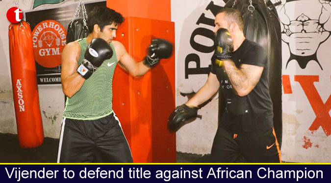 Vijender to defend title against African Champion