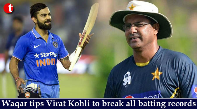 Waqar tips Virat Kohli to break all batting records
