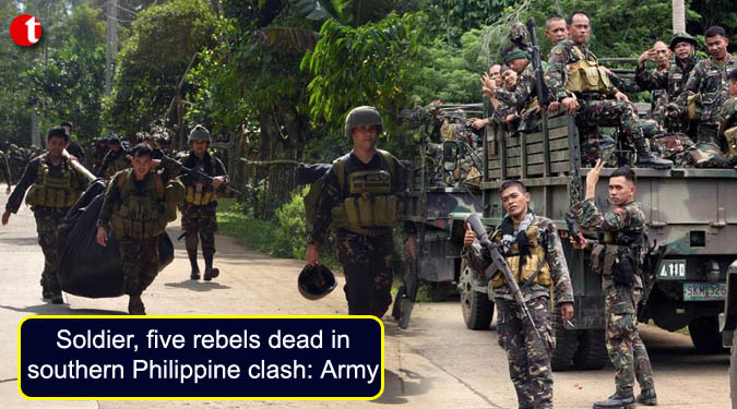 Soldier, five rebels dead in southern Philippine clash: Army