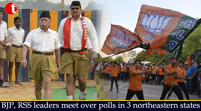 BJP, RSS leaders meet over polls in 3 northeastern states