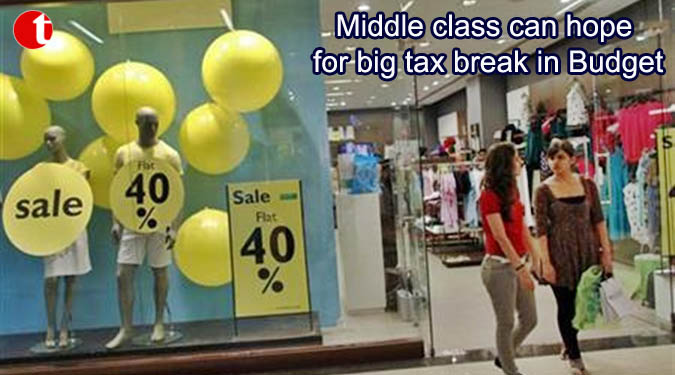 Middle class can hope for big tax break in Budget