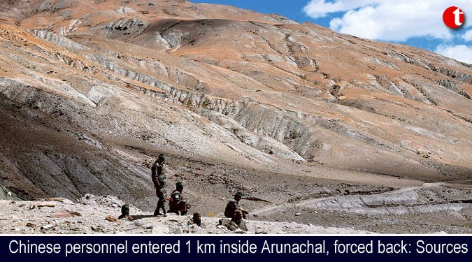 Chinese personnel entered 1 km inside Arunachal, forced back: Sources