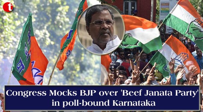 Congress Mocks BJP over 'Beef Janata Party' in poll-bound Karnataka