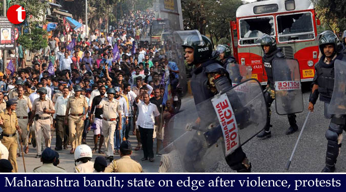 Maharashtra bandh; state on edge after violence, protests