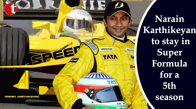 Narain Karthikeyan to stay in Super Formula for a 5th season