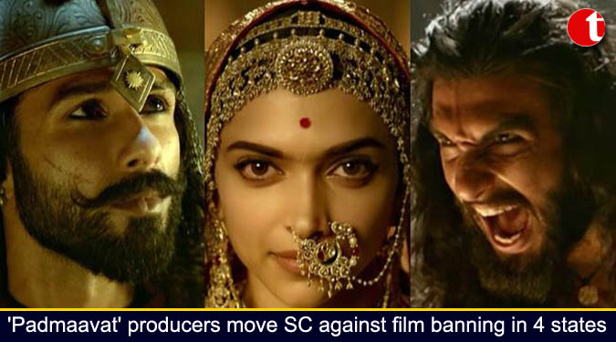 'Padmaavat' producers move SC against film banning in 4 states