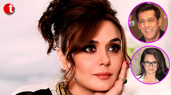 Preity Zinta rings her 43rd b'day with Salman, Sonakshi