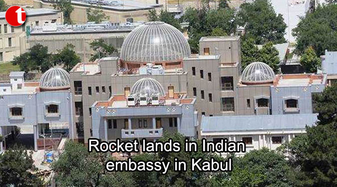 Rocket lands in Indian embassy in Kabul