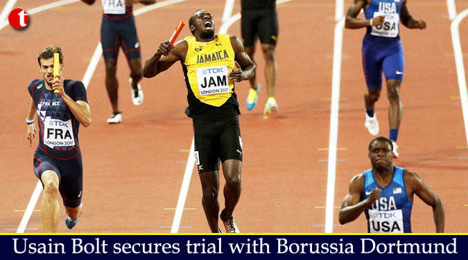 Usain Bolt secures trial with Borussia Dortmund