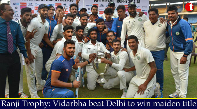 Ranji Trophy: Vidarbha beat Delhi to win maiden title