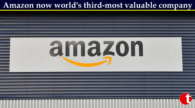 Amazon now world’s third-most valuable company
