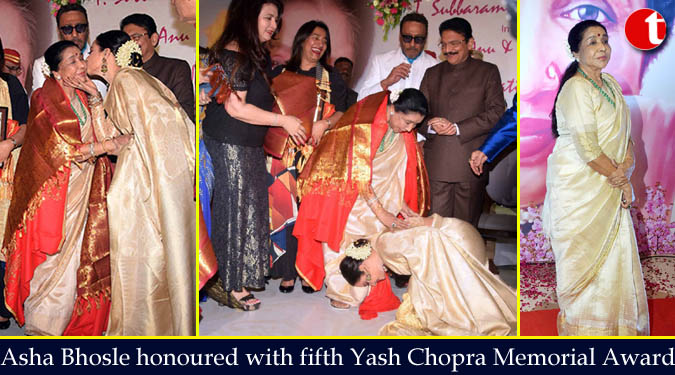 Asha Bhosle honoured with fifth Yash Chopra Memorial Award