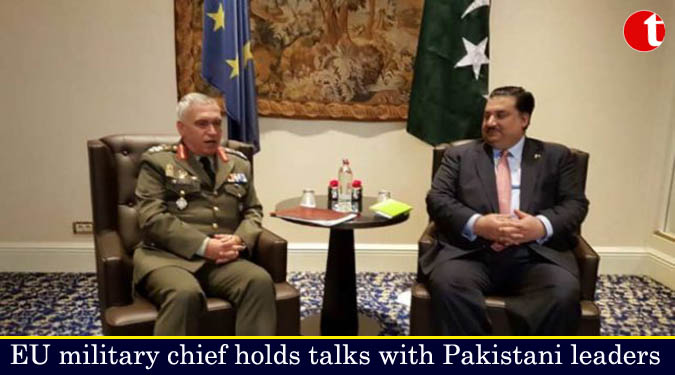 EU military chief holds talks with Pakistani leaders