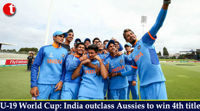 U-19 World Cup: India outclass Aussies to win 4th title