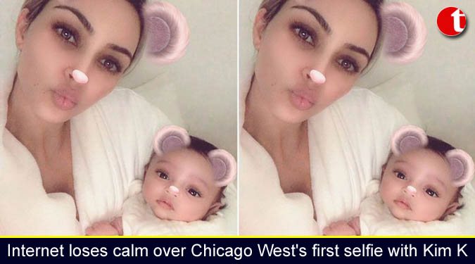 Internet loses calm over Chicago West's first selfie with Kim K