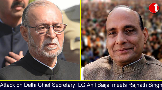 Attack on Delhi Chief Secretary: LG Anil Baijal meets Rajnath Singh