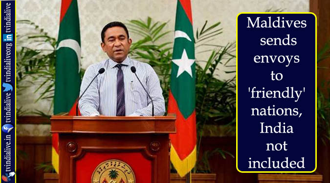 Maldives sends envoys to 'friendly' nations, India not included