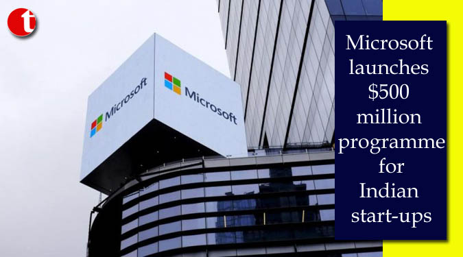 Microsoft launches $500 million programme for Indian start-ups