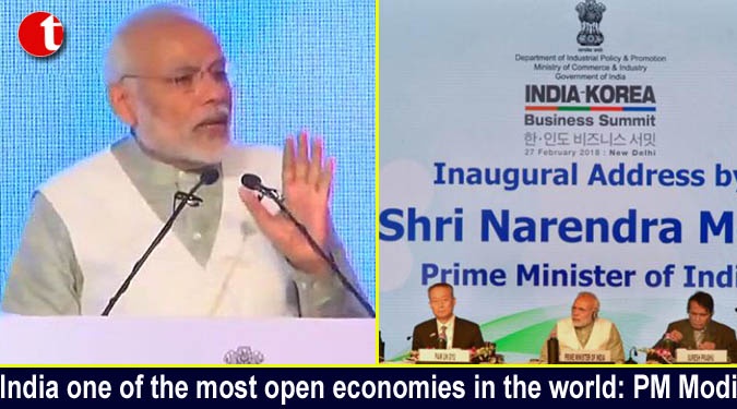 India one of the most open economies in the world: PM Modi