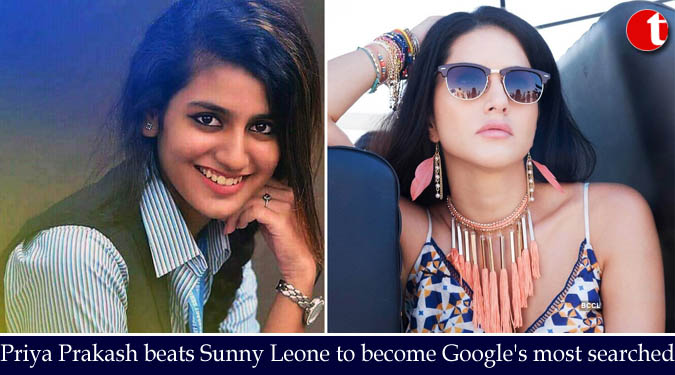 Priya Prakash beats Sunny Leone to become Google’s most searched