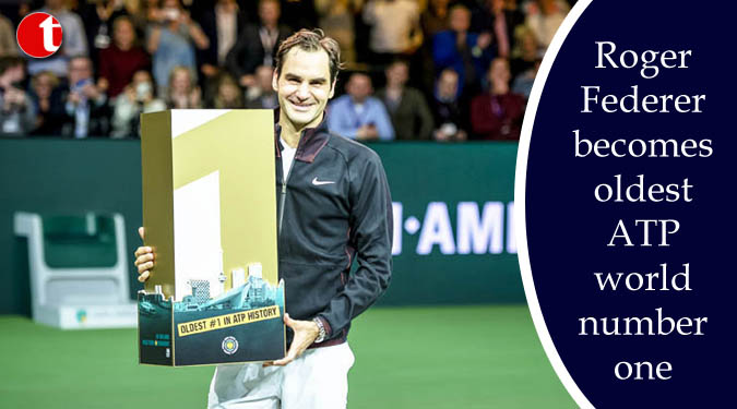 Roger Federer becomes oldest ATP world number one