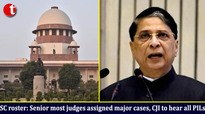 SC roster: Senior most judges assigned major cases, CJI to hear all PILs